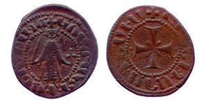 Kilikya’nın I. Konstantin kralının resmiyle bir harita (1298-99 yılları, Sis)