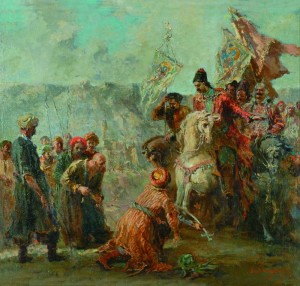 Davit Bek, ressam: Edvard İsabekyan, 1943, tuval