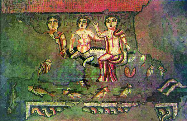 EC Kotayk bölgesi, Garni, hamam tabanı mozayiği, M.S. I.-II. yüzyıl (kazılar B. Arakelyan, fotoğraf A. Movsesyan)