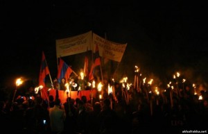 Ջահերով ավանդական երթ