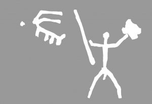 ՀՀ Սյունիքի մարզ, Ուխտասար, ժայռապատկեր,Ք.ա. V-III հազ. (Ըստ` Dissonanze, 1, 1984, p. 71)