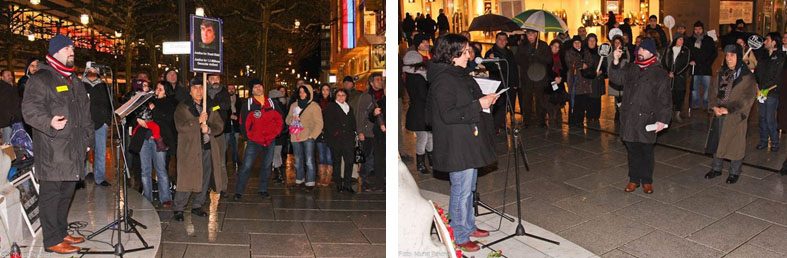 KATLEDİLİŞİNİN 5. YILINDA HRANT DİNK, FRANKFURT KENTİNDE DOSTLARI TARAFINDAN DÜZENLENEN UYARI NÖBETİ İLE ANILDI
