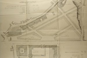 Գեզի» այգու 19-րդ դարի քարտեզը