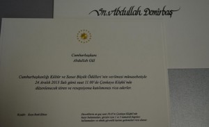 Abdullah Demirbaş'a davet