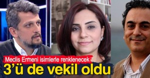 3 Ermeni vekil adayı