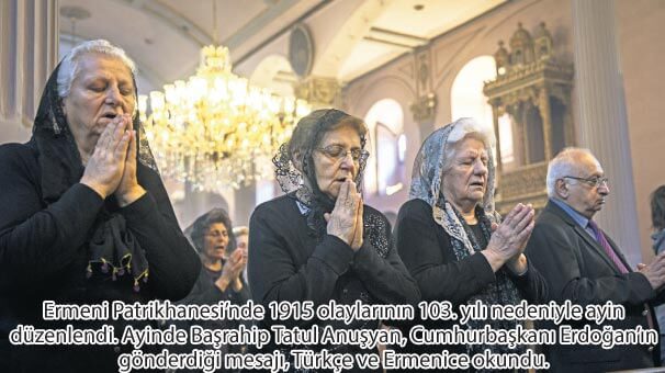 Meryem Ana Kilisesi’nde 1915 ayini