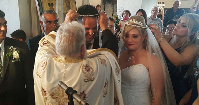 Ayios Synesiou Kilisesi’nde 27 yıl aradan sonra ilk Rum düğünü yapıldı