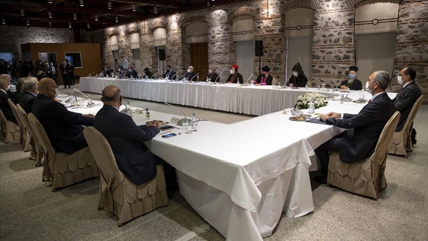Azınlık temsilcileri Dolmabahçe´deydi