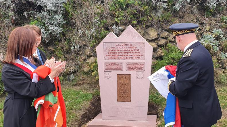 Biarritz’de Ermeni Soykırımı kurbanları için bir anıt açıldı