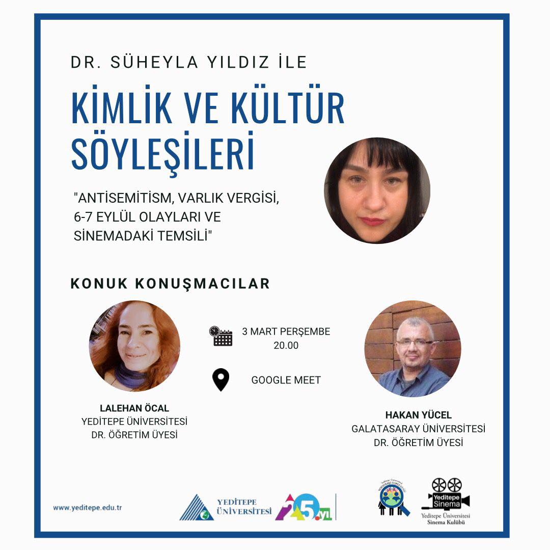 Çevrimiçi Panel: Yeditepe Kimlik ve Kültür Söyleşileri