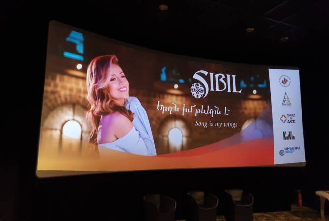 İstanbullu Ermeni şarkıcı Sibil, “Şarkı benim kanatlarım” eserini Ermenistan’da sundu