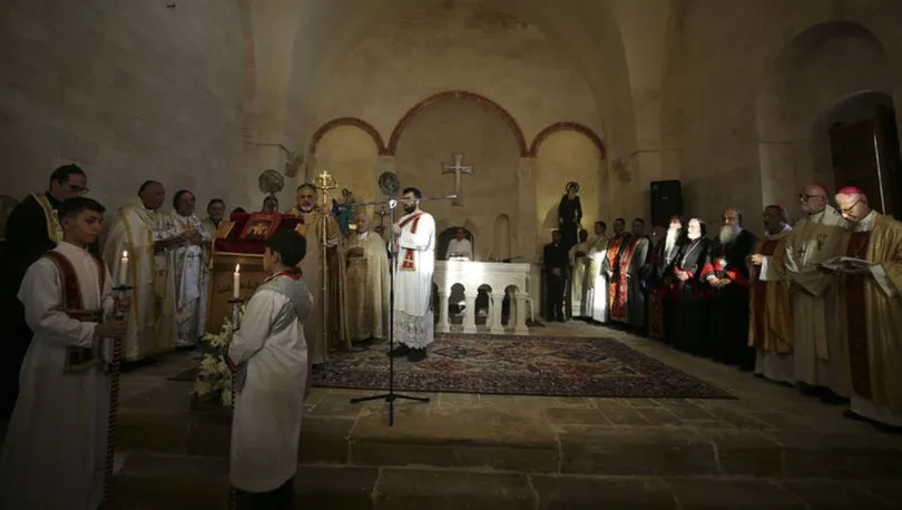 Mardin’de restore edilen tarihi Mor Efrem Kilisesi ibadete açıldı