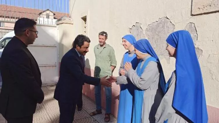 Kaymakam Demiryürek’ten kilise ziyareti