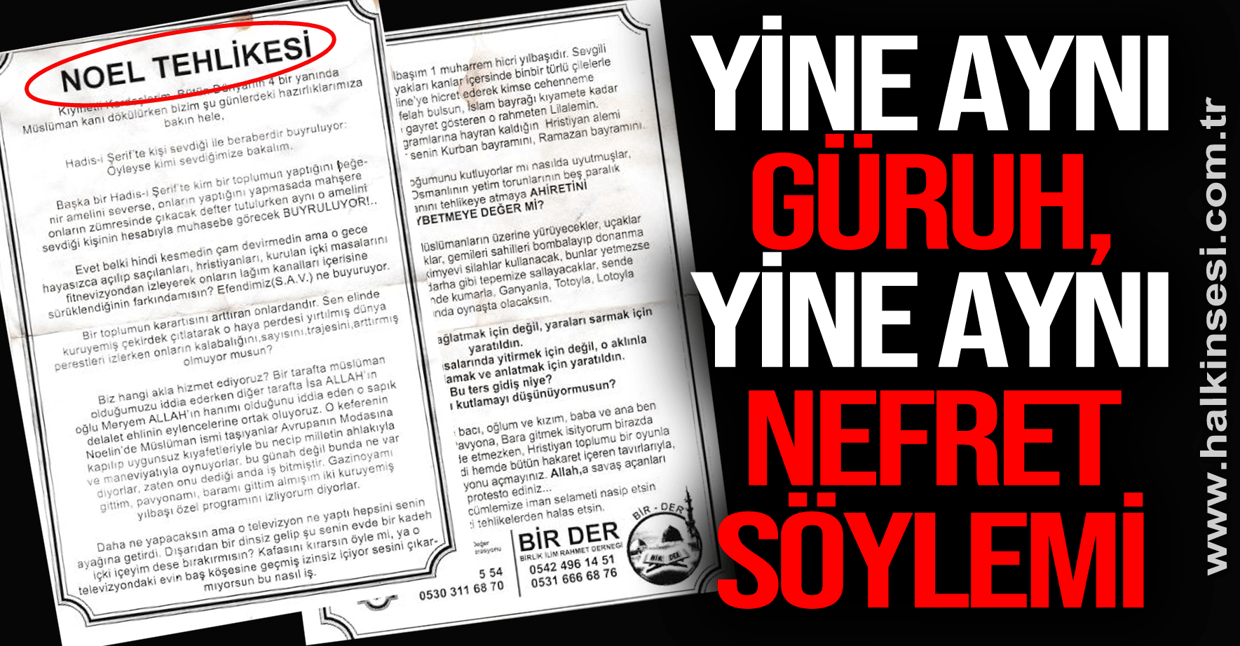 Yine aynı güruh, yine aynı nefret söylemi