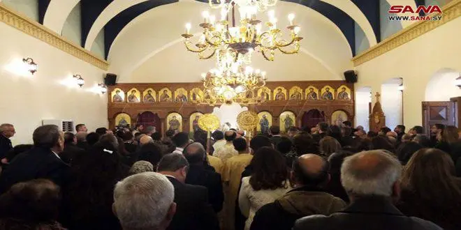 Patrik Yuhanna X. Yazıcı Ve Metropolit Antonios Arbin Beldesinde St. Georgios Kilisesini Açtı – Suriye Arap Haber Ajansı – SANA