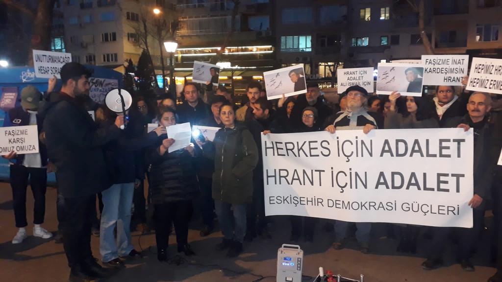 Dink Eskişehir’de anıldı… “Yüzleşmedikçe sıra herkese gelecek”