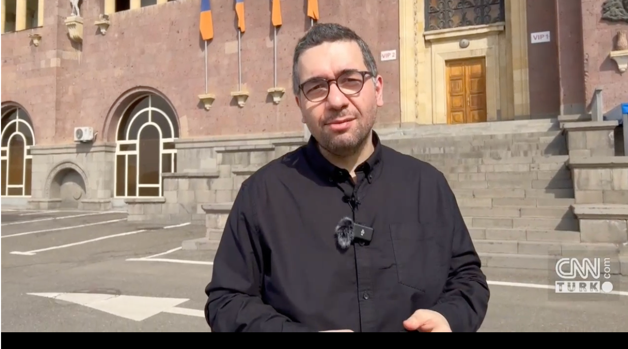 CNN TÜRK savaş sonrası Erivan’da | Türkiye’den giden ilk haber kanalı oldu