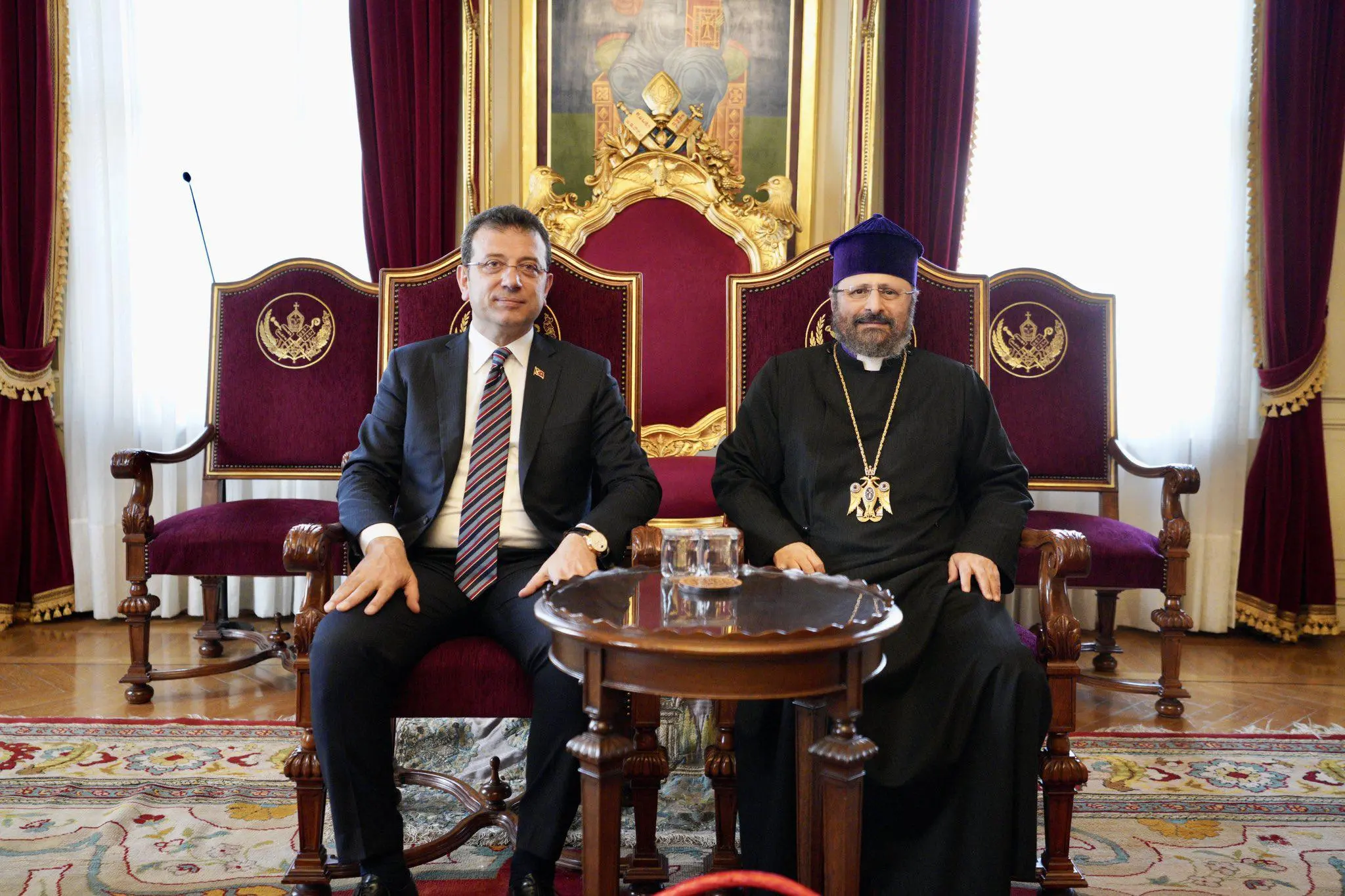 İmamoğlu Patrik Maşalyan’ı ziyaret etti