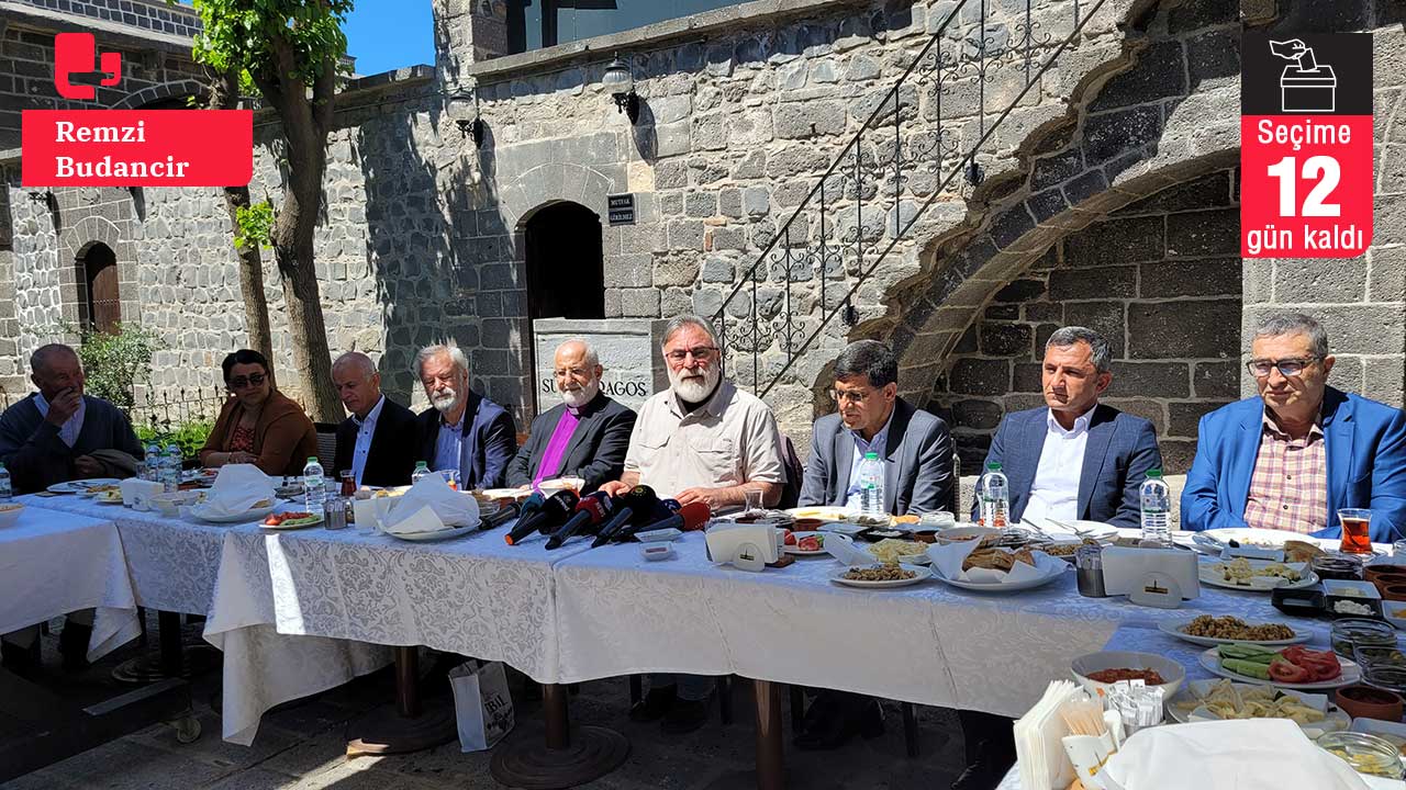 Ermeni, Ezidi, Keldani, Süryani ve Alevilerden Yeşil Sol Parti’nin Ezidi adayı Azad Barış’a destek