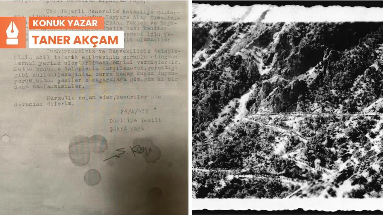 1938 Dersim Soykırımı ve Şükrü Kaya mektubu