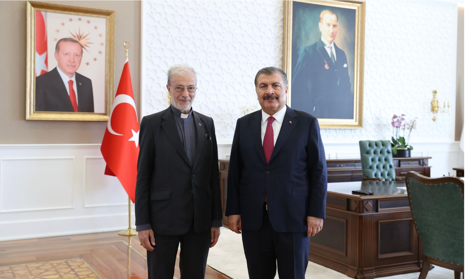 Başepiskopos Levon Zekiyan’dan Bakanlıklara Ziyaret