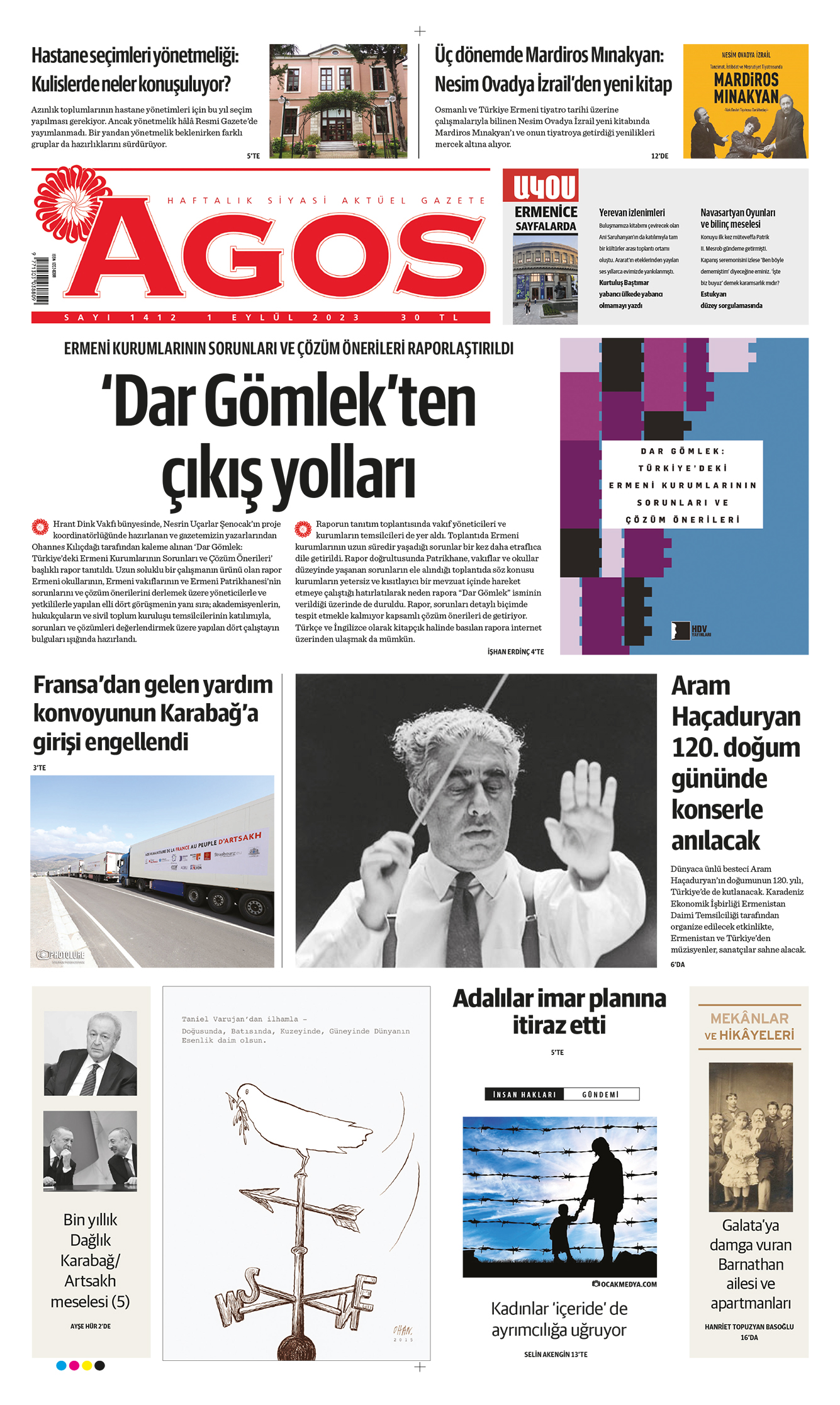 Agos yeni sayısıyla bayilerdeAgos yeni sayısıyla bayilerde