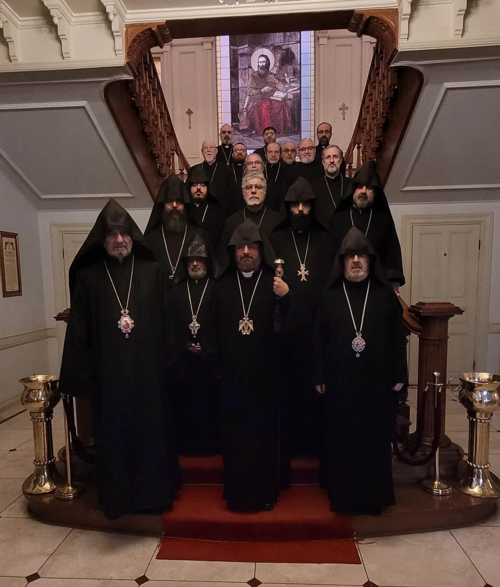 Girit Ermeni Başepiskoposu, Kadasetli Patrik Sahak II’yi Ziyaret Etti