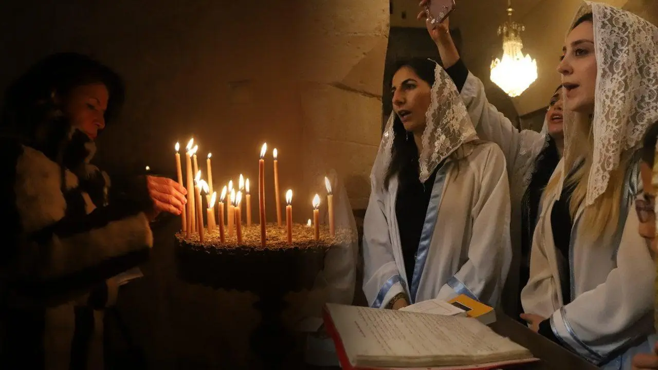 Süryaniler Mardin’de Doğuş Bayramı’nı kutladı