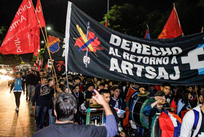 Arjantin’de Ermeni Soykırımı’nın 109. yıldönümü münasebetiyle yürüyüş düzenlendi