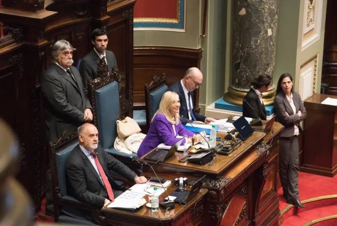 Uruguay Senatosu, 24 Nisan’ı Ermeni Soykırım Anma Günü olarak ilan eden önergeyi oybirliğiyle kabul etti