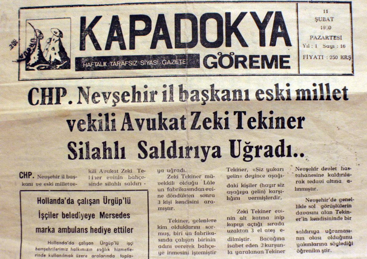 1980’de öldürülen Zeki Tekiner’in ailesinden CHP lideri Özel’e mektup