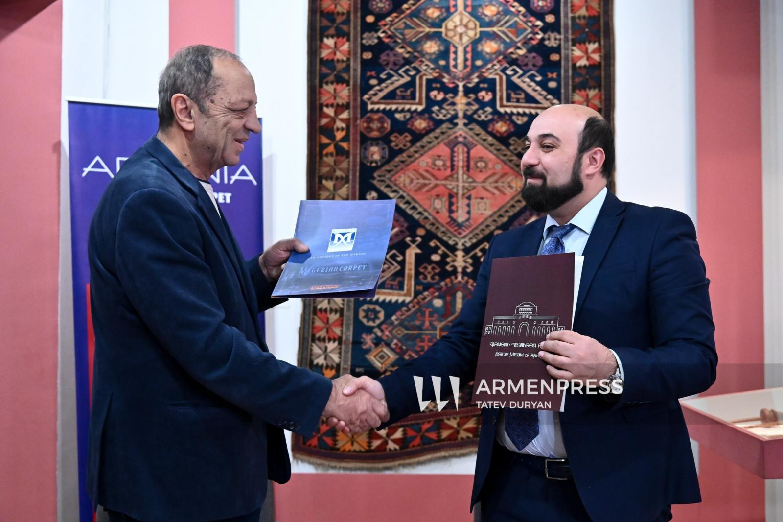 Megerian Karpet Şirketi, Ermenistan Tarih Müzesi koleksiyonundan “Yıldız Kuşu” halısının bir kopyasını oluşturdu