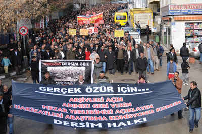 Dersim’den açıklama var: Özrü kabul etmiyoruz