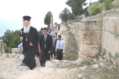 Fener Rum Patriği Alahan’da Dua Etti