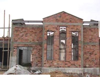 Ermeni Mezarlığında Yıkılan Bölümün Yapımına Başlandı