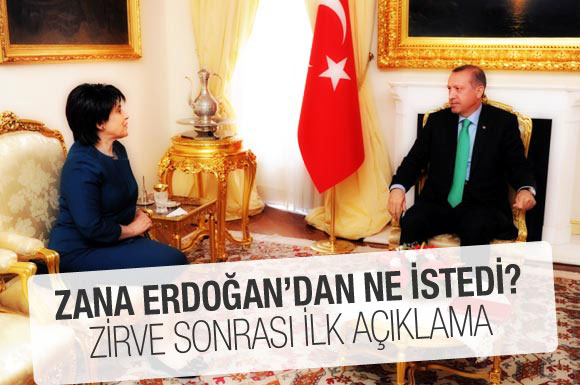 Zana Başbakan Erdoğan’dan ne istedi?