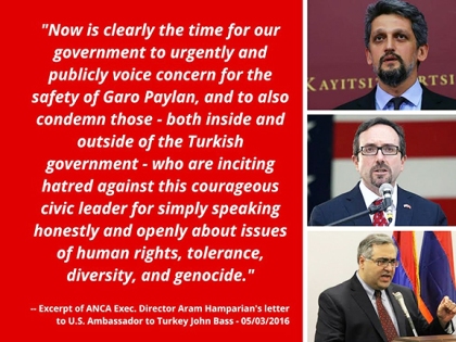 ANCA’dan ABD’ye Ermeni milletvekiliye karşı saldırıyı kınama çağrısı