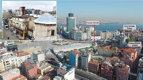 Taksim’e yapılacak Caminin görüntüleri ilk kez Sabah’ta