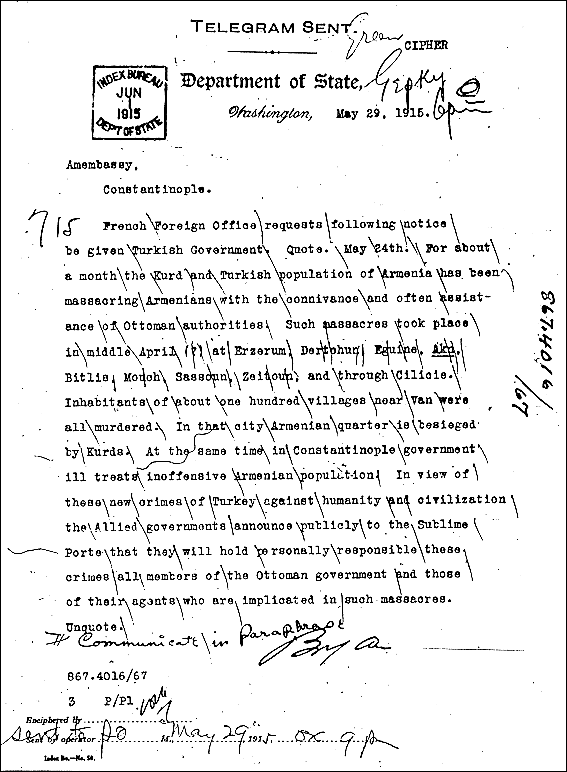 Fransa, Birleşik Krallık ve Rusya Ortak Deklarasyonu