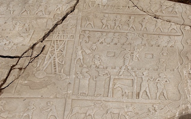 Elazığ’da (Kharberd-‘Akunq’ web sayfası) Ağaçlandırma Çalışmalarında Bulunan Rölyef 4 Bin Yıllık Çıktı