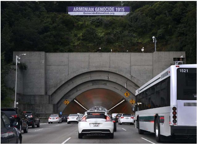 ABD’nin Kaliforniya Eyaletinde Ermeni Soykırımı tanıtım panosu yerleştirildi