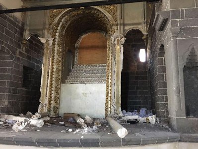 Sur’daki Ermeni kilisesi hırsızların hedefinde