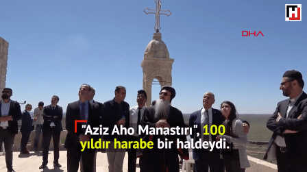 Manastırda 100 yıl sonra mum yakıldı