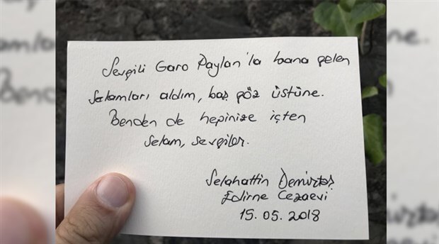 HDP’li Garo Paylan, Demirtaş’ı ziyaret etti