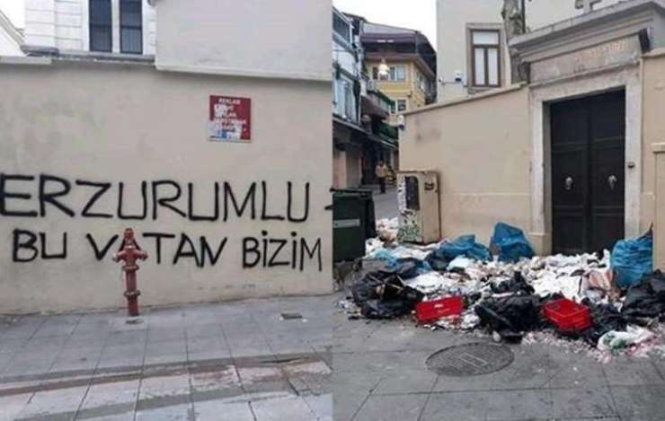 Ermeni kilisesine saldıran şahıs gözaltında: Çatıda saklanmış