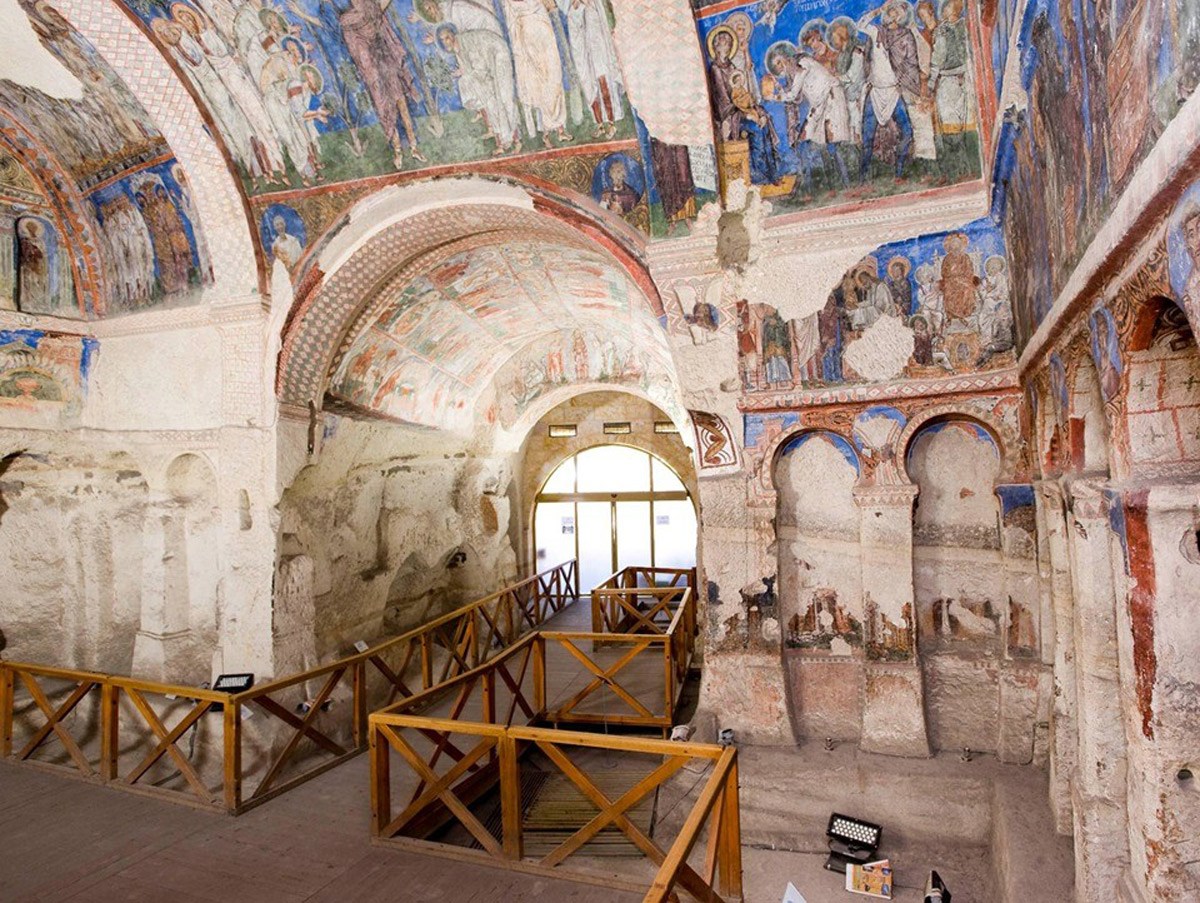Tokalı Kilise freskleri Michaelangelo’nun Sistine Şapeli kadar değerli