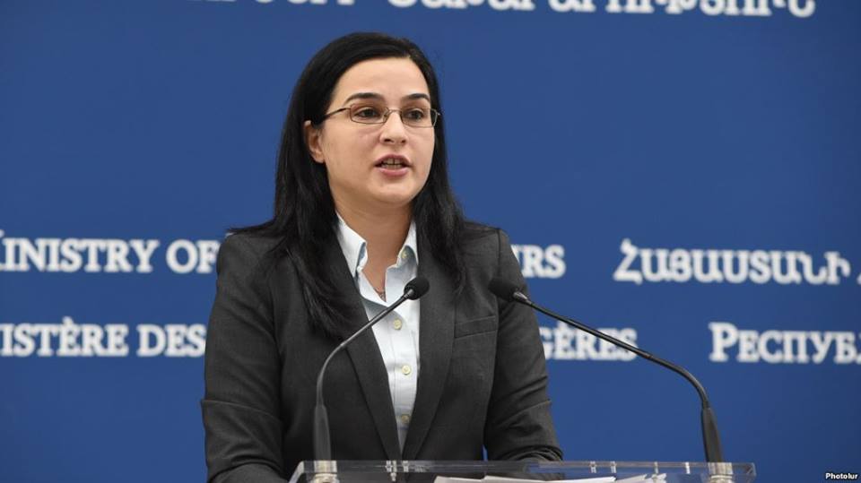 Ermenistan Dışişleri Bakanlığı: Israil ile Türkiye arasındaki gerginlik nedeniyle Ermeni Soykırımı konusunun kötüye kullanılması kabul edilir değil
