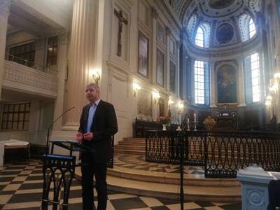 Leipzig şehrinde Ermeni Soykırımı kurbanlarının ruhları için dua töreni