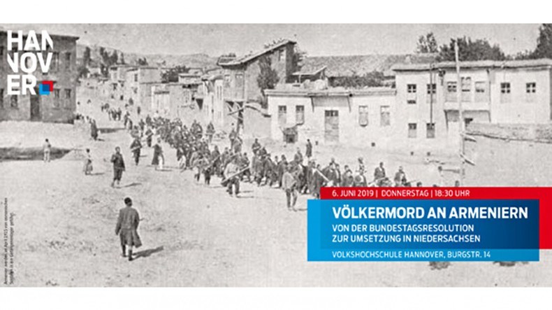 Almanya’da Bundestag’ın, Ermeni Soykırımını tanıyan tasarının yürürlüğe girmesine dair etkinlik düzenleniyor