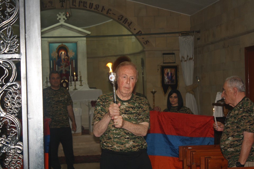 Pan-Ermeni Oyunları meşalesi bu yıl Vakıflı Köyü’nde yakıldı, meşale Musa Dağı’nın tepesine ulaştırılacak